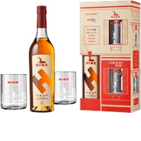Hine VSOP & 2 Glasses