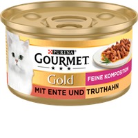 Purina Gourmet Gold Feine Komposition mit Ente & Truthahn
