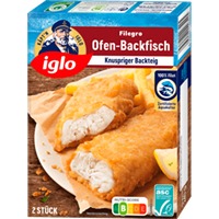 Iglo Filegro traditioneller Ofen-Backfisch