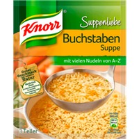 Knorr Suppenliebe Buchstaben Suppe 3 Teller