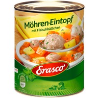 Erasco Möhren Eintopf mit Fleischbällchen