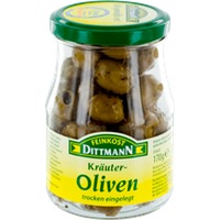 Feinkost Dittmann Kräuter-Oliven trocken eingelegt
