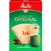 Melitta Filtertüten 1x6 naturbraun 40 Stück