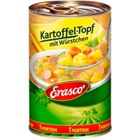 Erasco Kartoffeltopf mit Würstchen