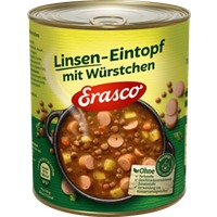 Erasco Linsen-Eintopf mit Würstchen
