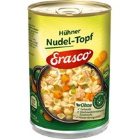 Erasco Hühner-Nudeltopf mit natürlicher Hühnerbrühe