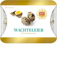 REWE Feine Welt Wachteleier Auslaufhaltung 12 Stück