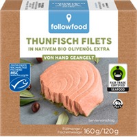 Followfish Thunfisch Filets in nativem Bio-Olivenöl extra