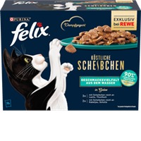 Purina Felix Köstliche Scheibchen Geschmacksvielfalt aus dem Wasser