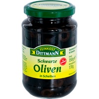 Feinkost Dittmann Oliven schwarz in Scheiben