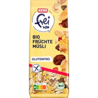 REWE frei von Bio Früchtemüsli glutenfrei
