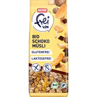 REWE frei von Bio Schokomüsli glutenfrei laktosefrei