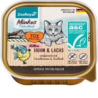 ZooRoyal Minkas Naturkost Kitten Huhn & Lachs