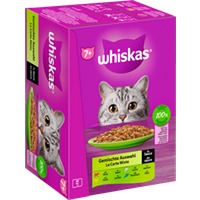 Whiskas Portionsbeutel Multipack 7+ Gemischte Auswahl in Sauce