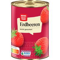 REWE Beste Wahl Erdbeeren leicht gezuckert