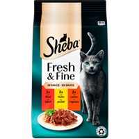 Sheba Fresh & Fine in Sauce Rind, Huhn & Lamm