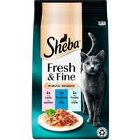 Sheba Fresh & Fine in Sauce Lachs, Thunfisch & Forelle