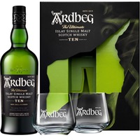 Ardbeg 10 Años + 2 copas