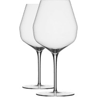 MarkThomas Glas N°2120 Double Bend Red Expression (mundgeblasen) im 2er Set