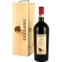 Uggiano Fagiano Chianti Riserva Magnum 1,5l DOCG in der Einzelholzkiste