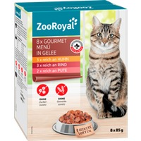 ZooRoyal Katzenfutter Gourmet Menü Gelee