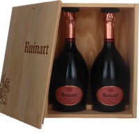 2er Holzkiste Ruinart Rosé