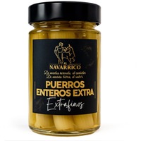 Puerros Enteros Extra El Navarrico 330gr