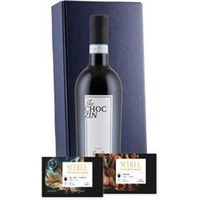 Geschenkpaket Rotwein (1*Wein + 2* Schokolade im Geschenkkarton)
