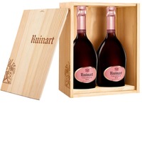 Estuche de madera 2 Ruinart Rose