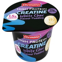 Ehrmann High Protein Creatine White Choc Pudding