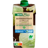 REWE Bio Sauerkrautsaft mit Meersalz