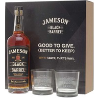 (51,29€/1l) Jameson Black Barrel Geschenkset 0,7 Liter 40 % Vol