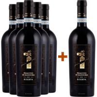5+1 Paket Uno Premium Edition Primitivo di Manduria Riserva DOC - Tenuta Antonini Alessio