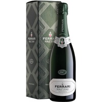 Ferrari Perlé Zero Cuvée Zero Trento Dosaggio Zero DOC 0,75 ℓ, Geschenketui
