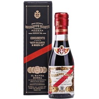Giuseppe Giusti Condimento a Base di Aceto Balsamico di Modena 5 Medaglie d'Oro Il Banda Rossa 100 ㎖, Geschenketui