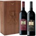 Holzkiste Banfi „Poggio alle Mura“ mit Brunello und Rosso di Montalcino 