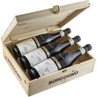 Borgogno Le Teorie Miste Barolo DOCG 3 x 0,75 ℓ Flaschen, In Holzkiste