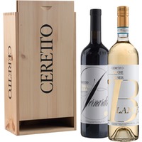 Ceretto Arneis Blangé, Nebbiolo d'Alba DOC Bernardina Langhe DOC 2 x 0,75 ℓ Flaschen, In Holzkiste