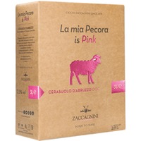 Zaccagnini La mia Pecora is Pink Cerasuolo d'Abruzzo DOC 3 ℓ, Bag in Box