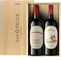 San Felice Kiste mit Poggio Rosso und Vigorello