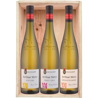 Arthur Metz Geschenkbox mit Pinot Gris, Riesling und Gewurztraminer