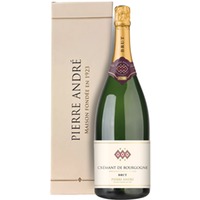 Pierre André Crémant de Bourgogne AOP Brut Magnum 1,5 ℓ, Geschenketui
