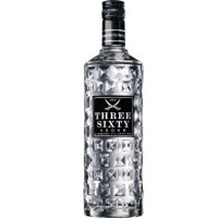 Three Sixty Vodka Diamond Filtration 37,5% Vol., 1,0 Liter