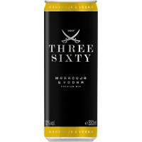 Three Sixty Vodka & MARACUJA Premix 0,33 Liter Dose