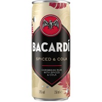 Bacardi Spiced & Cola 10,0% Vol., 0,25 Liter Dose