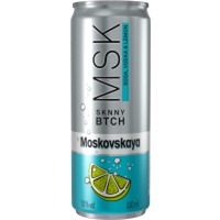 MSK by Moskovskaya SKNNY BTCH Soda, Vodka & Lemon 10,0% Vol., 0,33 Liter Dose