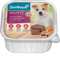 ZooRoyal Pastete mit Kalb, Kartoffeln und Karotten
