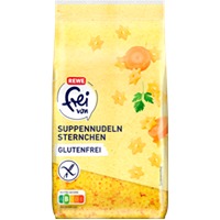 REWE frei von Suppennudeln Sternchen glutenfrei
