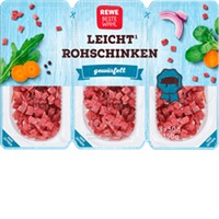 REWE Beste Wahl Leicht-Rohschinken , 3 Stück