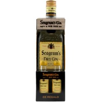 Estuche Gin Seagram's 70 cl con 2 Mini Seagram's
